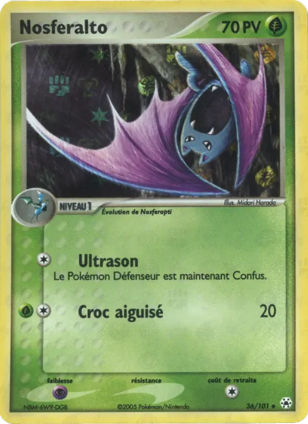 Nosferalto — EX Légendes Oubliées 36 French Pokémon card