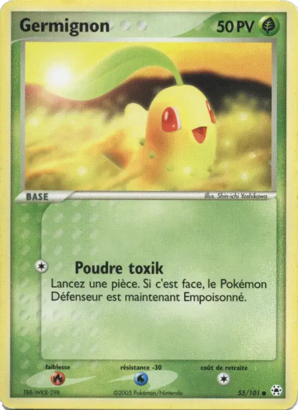Germignon — EX Légendes Oubliées 55 French Pokémon card