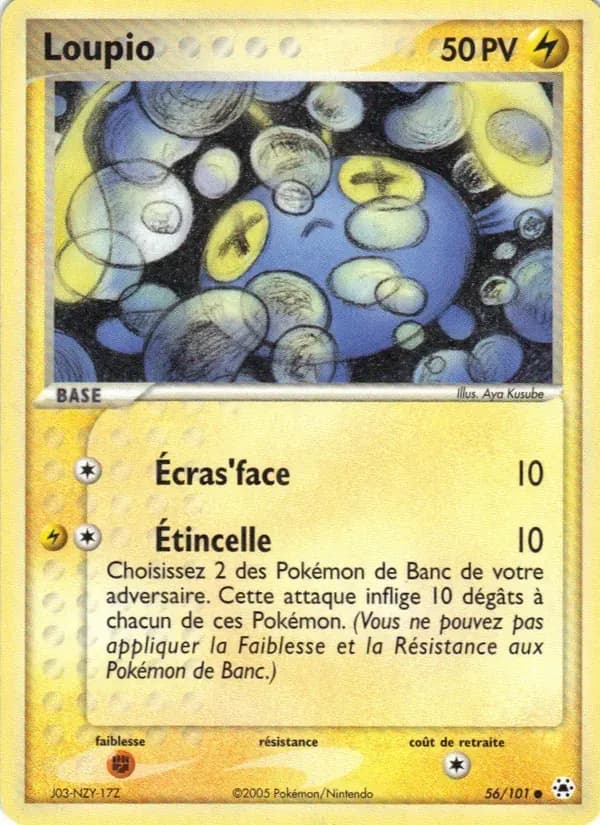 Loupio — EX Légendes Oubliées 56 French Pokémon card