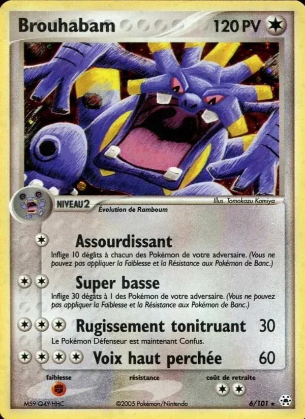 Brouhabam — EX Légendes Oubliées 6 French Pokémon card