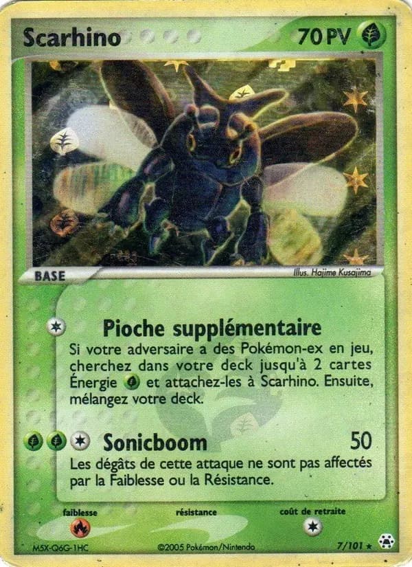 Scarhino — EX Légendes Oubliées 7 French Pokémon card