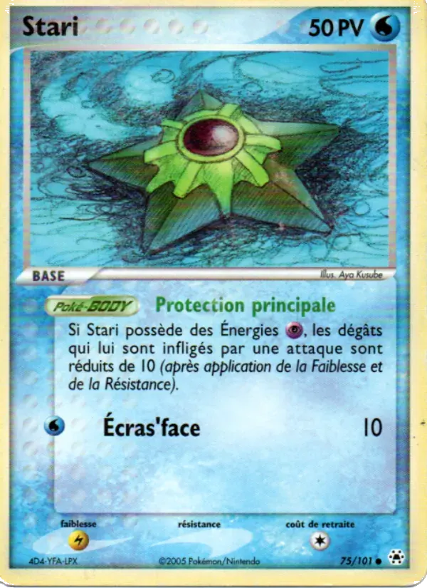 Stari — EX Légendes Oubliées 75 French Pokémon card