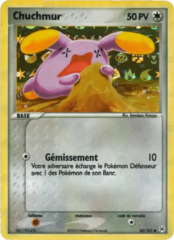 Chuchmur — EX Légendes Oubliées 82 French Pokémon card