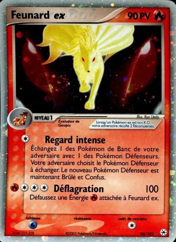 Feunard ex — EX Légendes Oubliées 96 French Pokémon card