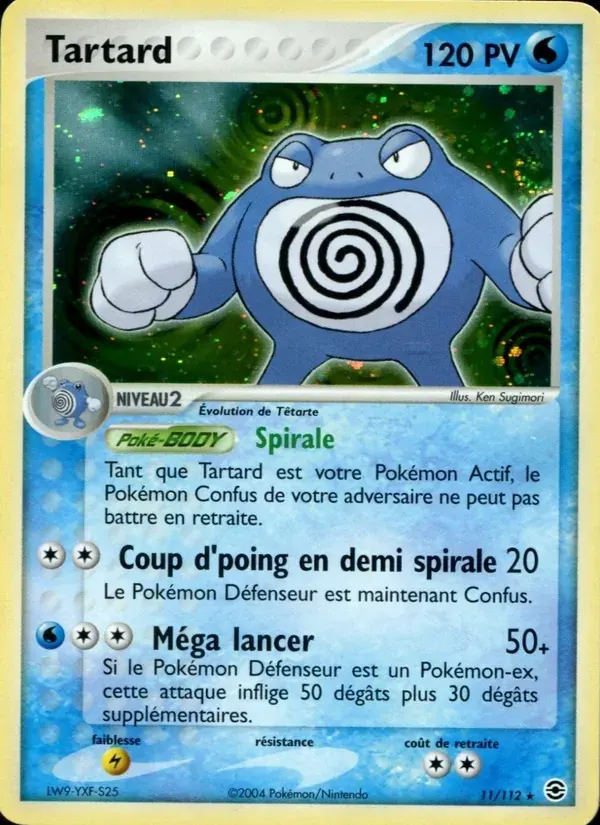 Tartard — EX Rouge Feu & Vert Feuille 11 French Pokémon card