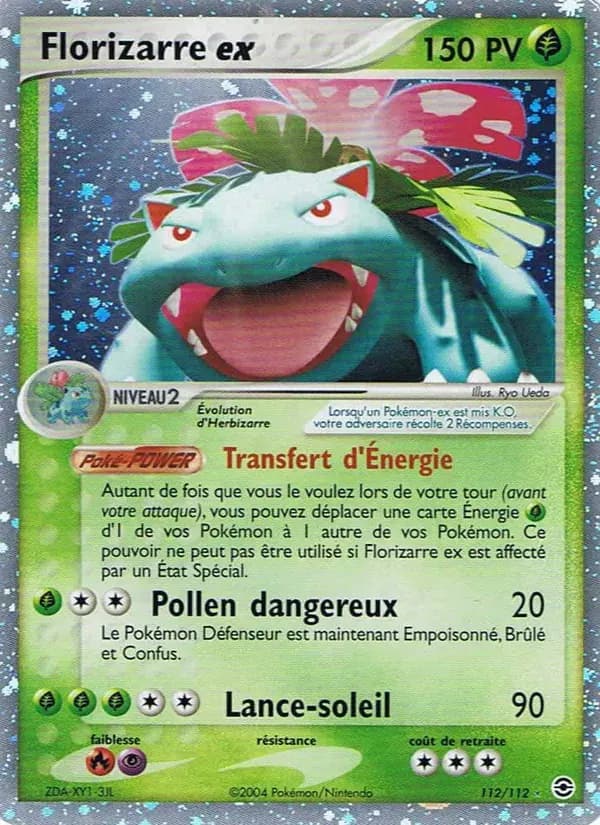 Florizarre ex — EX Rouge Feu & Vert Feuille 112 French Pokémon card