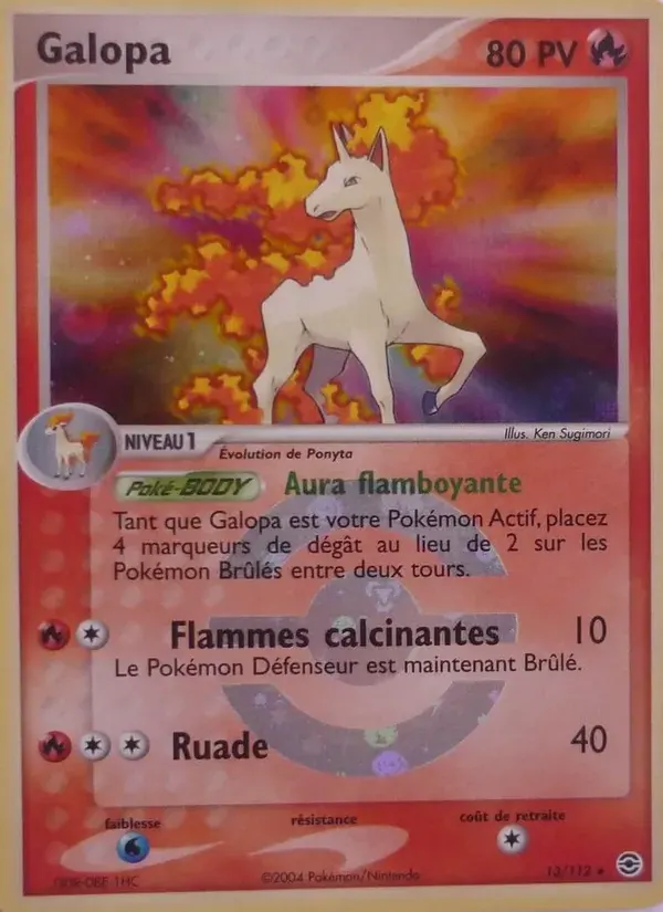 Galopa — EX Rouge Feu & Vert Feuille 13 French Pokémon card