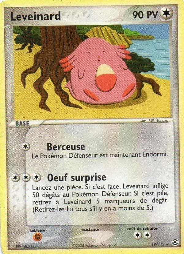 Leveinard — EX Rouge Feu & Vert Feuille 19 French Pokémon card
