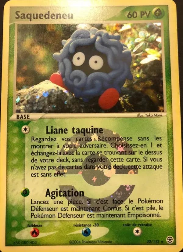 Saquedeneu — EX Rouge Feu & Vert Feuille 30 French Pokémon card