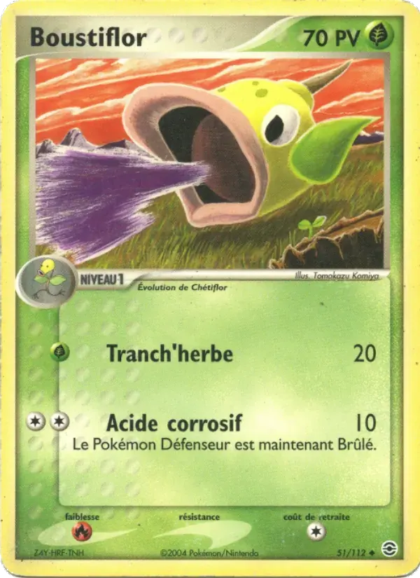Boustiflor — EX Rouge Feu & Vert Feuille 51 French Pokémon card