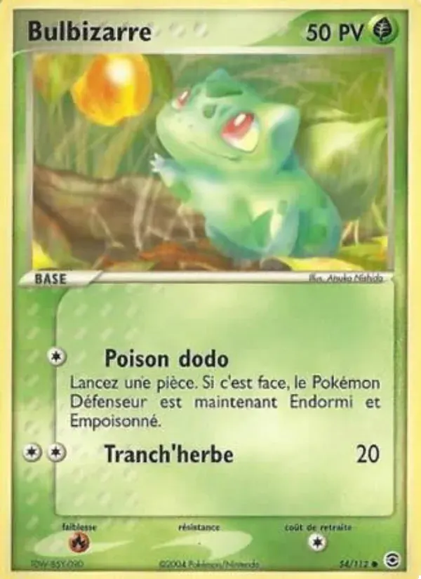 Bulbizarre — EX Rouge Feu & Vert Feuille 54 French Pokémon card