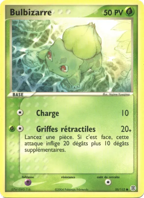 Bulbizarre — EX Rouge Feu & Vert Feuille 55 French Pokémon card