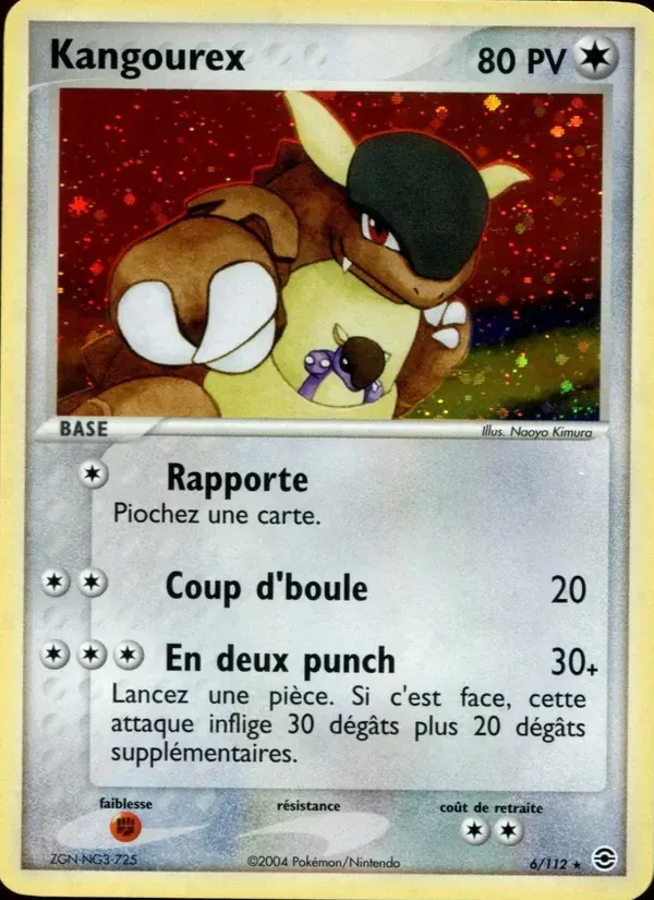 Kangourex — EX Rouge Feu & Vert Feuille 6 French Pokémon card