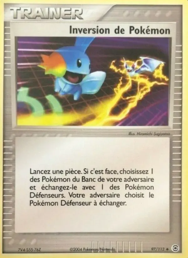 Inversion de Pokémon — EX Rouge Feu & Vert Feuille 97 French Pokémon card