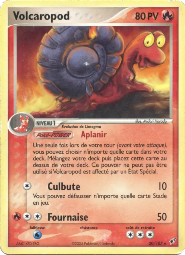 Volcaropod — EX Deoxys 20 French Pokémon card