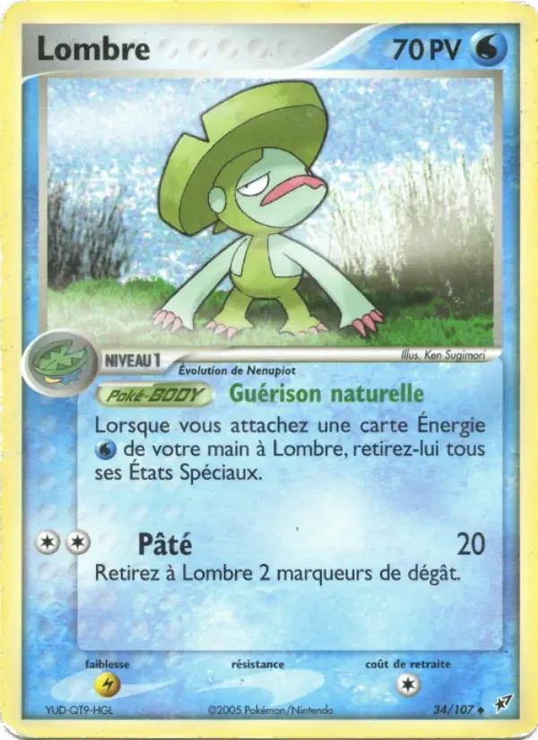 Lombre — EX Deoxys 34 French Pokémon card