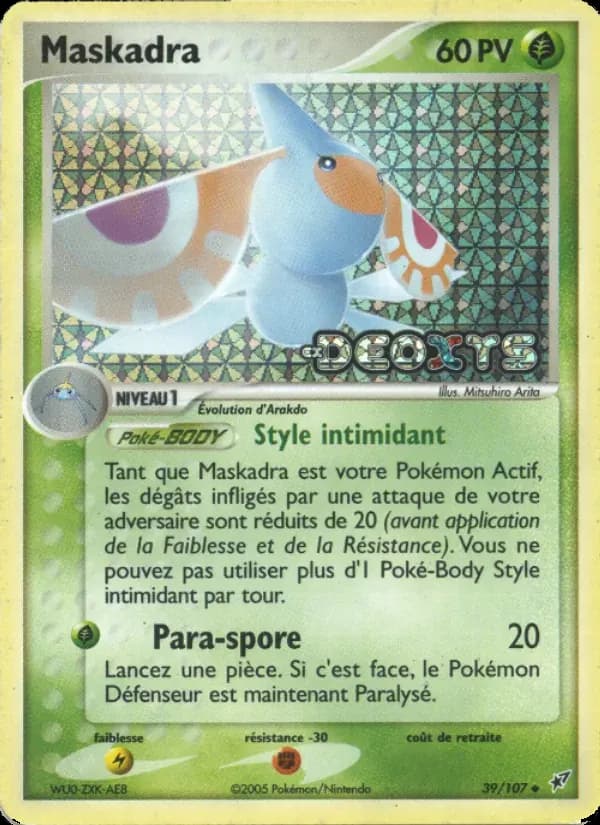 Maskadra — EX Deoxys 39 French Pokémon card