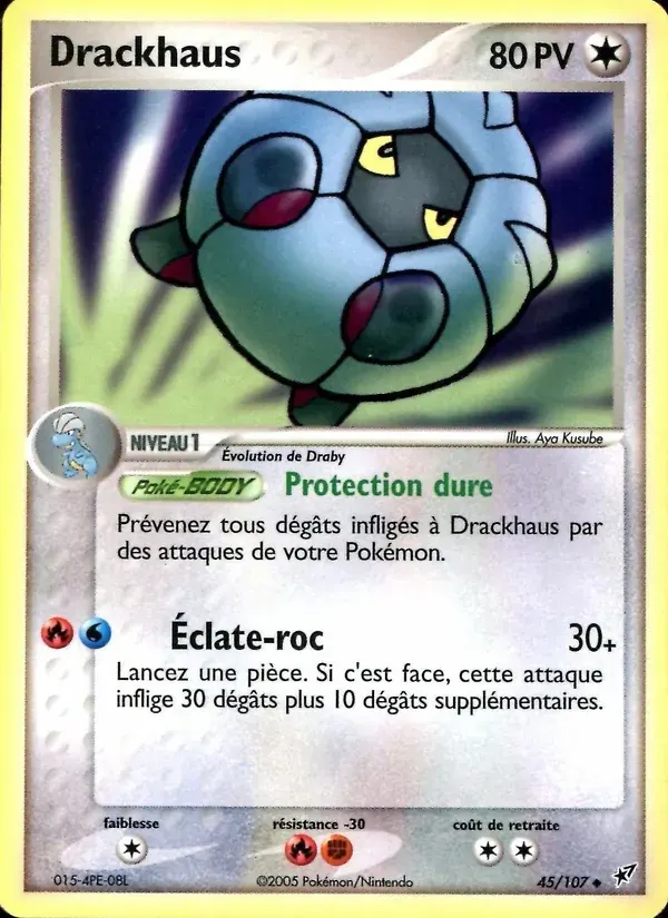 Drackhaus — EX Deoxys 45 French Pokémon card