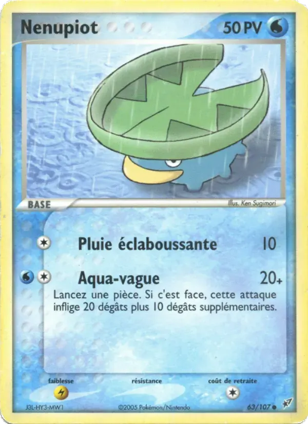 Nénupiot — EX Deoxys 63 French Pokémon card