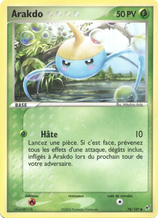 Arakdo — EX Deoxys 78 French Pokémon card