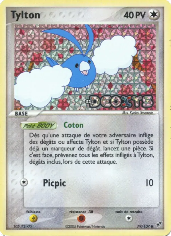 Tylton — EX Deoxys 79 French Pokémon card