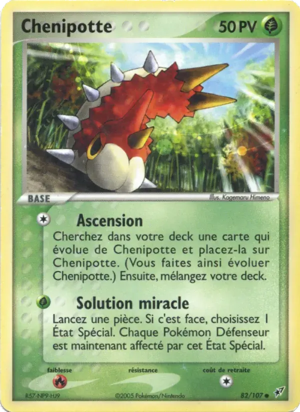 Chenipotte — EX Deoxys 82 French Pokémon card