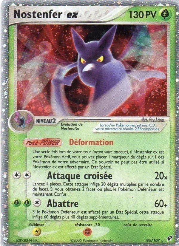 Nostenfer ex — EX Deoxys 96 French Pokémon card