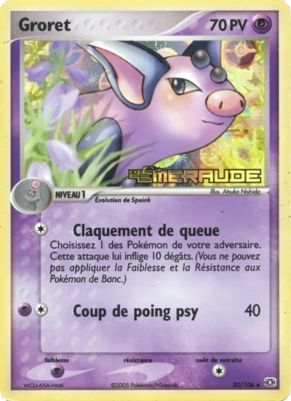 Groret — EX Émeraude 30 French Pokémon card