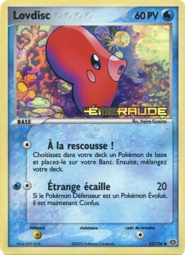 Lovdisc — EX Émeraude 53 French Pokémon card