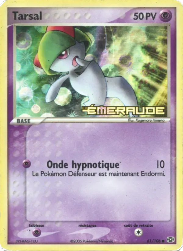 Tarsal — EX Émeraude 61 French Pokémon card