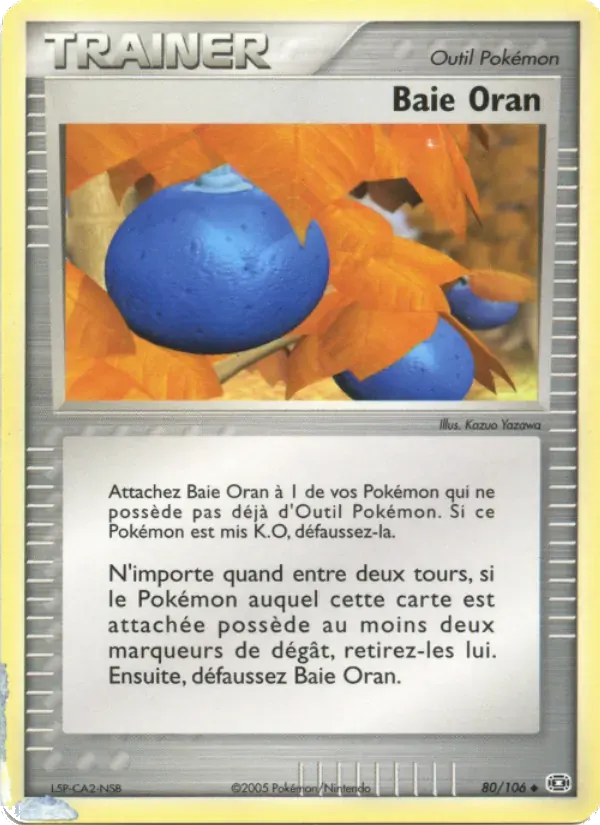Baie Oran — EX Émeraude 80 French Pokémon card