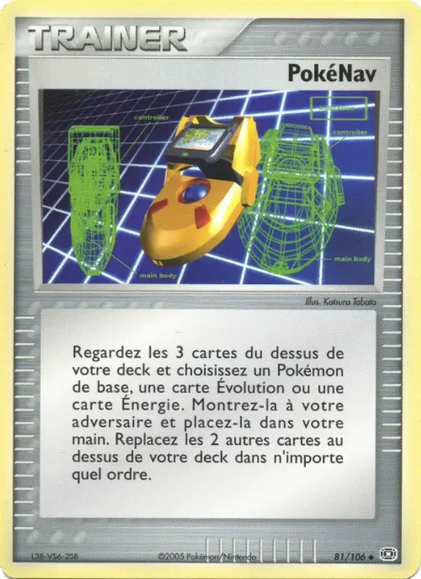 PokéNav — EX Émeraude 81 French Pokémon card