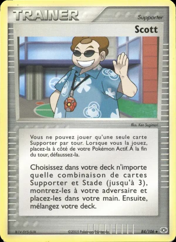 Scott — EX Émeraude 84 French Pokémon card
