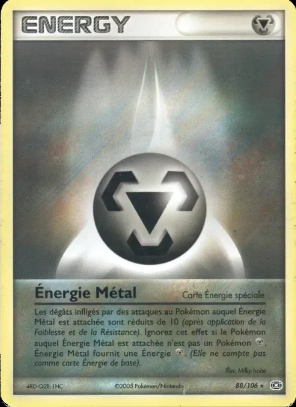 Énergie Métal — EX Émeraude 88 French Pokémon card