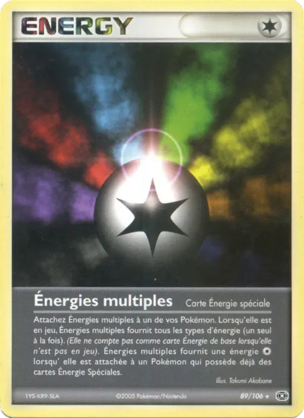 Énergies multiples — EX Émeraude 89 French Pokémon card