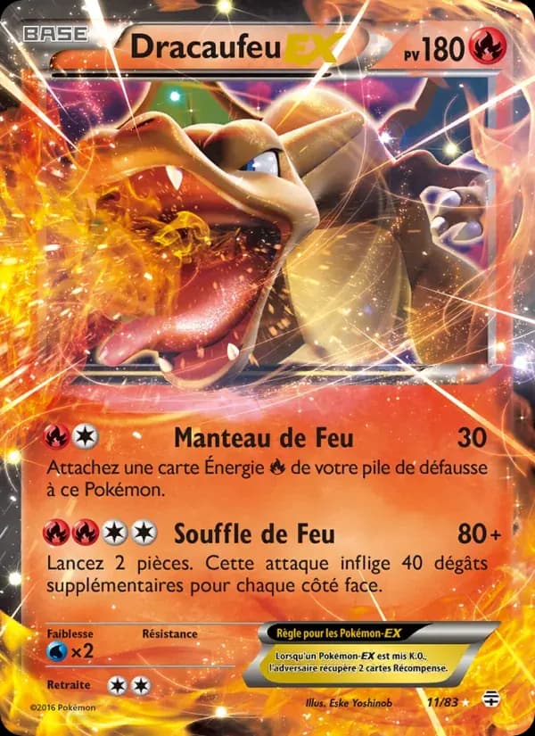 Dracaufeu-EX — Générations 11 French Pokémon card