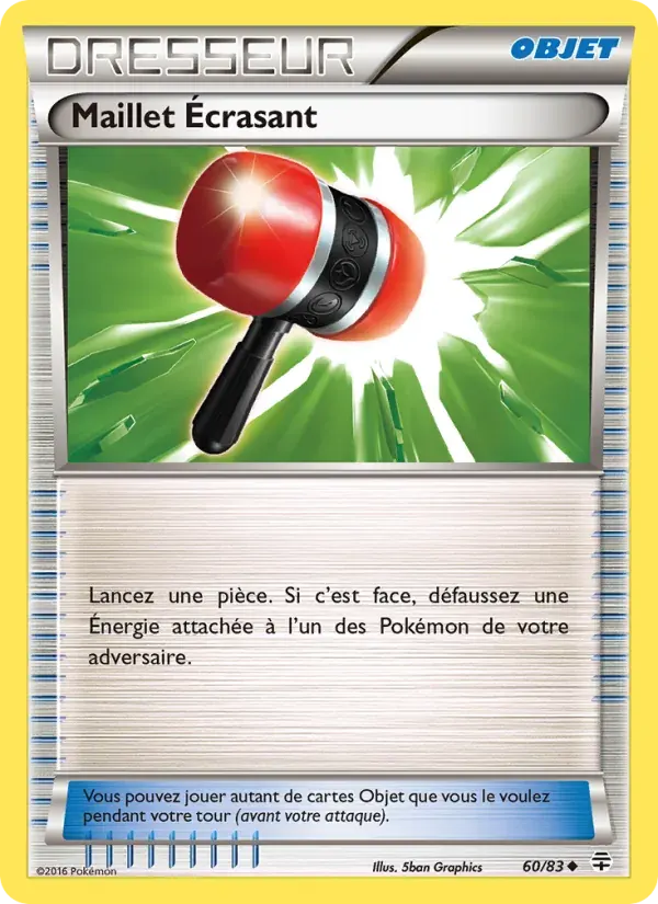 Maillet Écrasant — Générations 60 French Pokémon card
