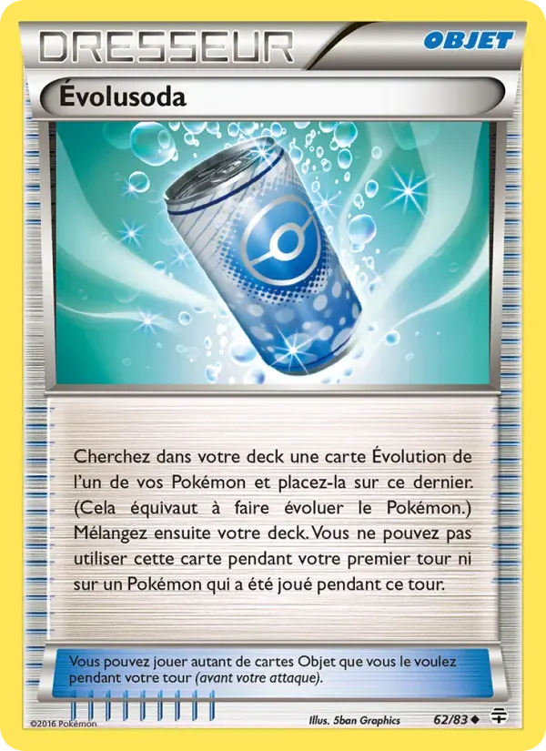 Évolusoda — Générations 62 French Pokémon card