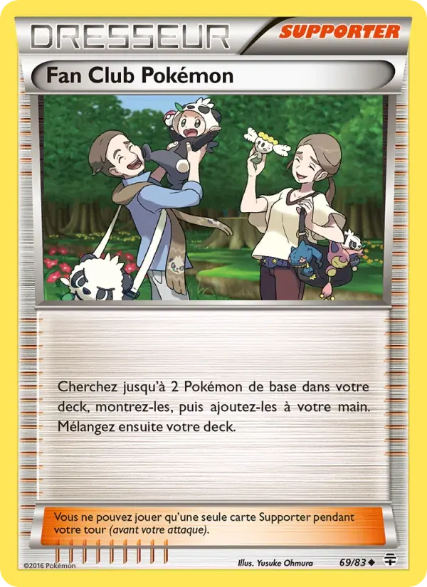 Fan Club Pokémon — Générations 69 French Pokémon card