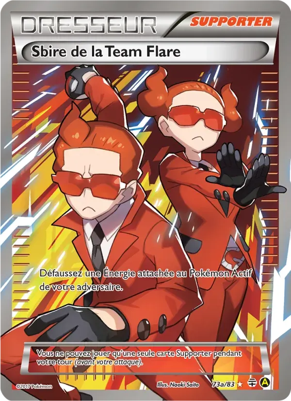 Sbire de la Team Flare — Générations 73a French Pokémon card
