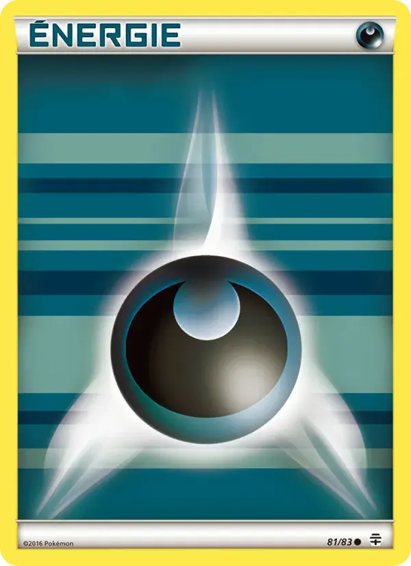 Énergie Darkness de base — Générations 81 French Pokémon card