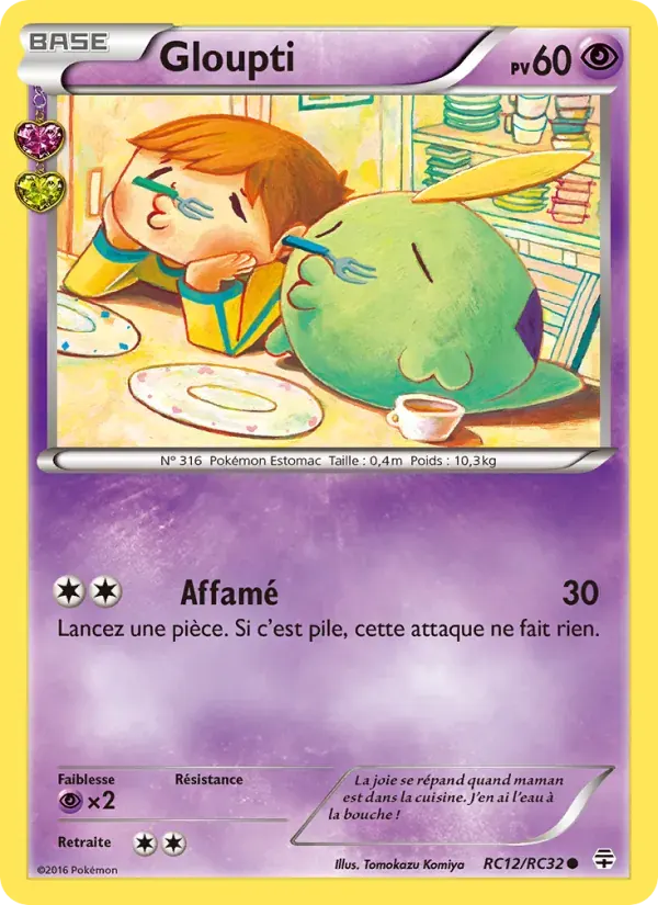 Gloupti — Générations RC12 French Pokémon card