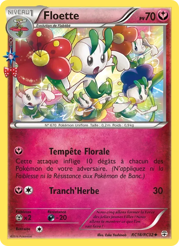Floette — Générations RC18 French Pokémon card