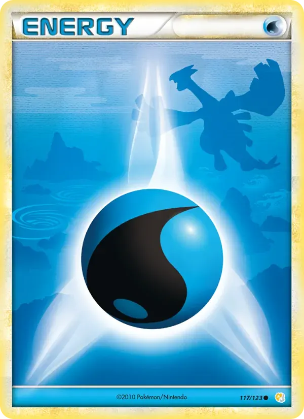 Énergie Eau — HeartGold SoulSilver 117 French Pokémon card