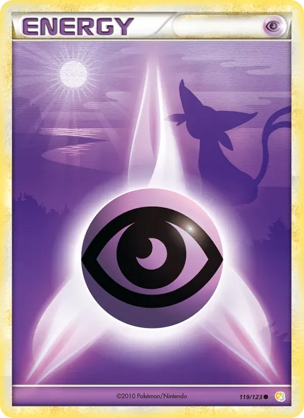 Énergie Psy — HeartGold SoulSilver 119 French Pokémon card