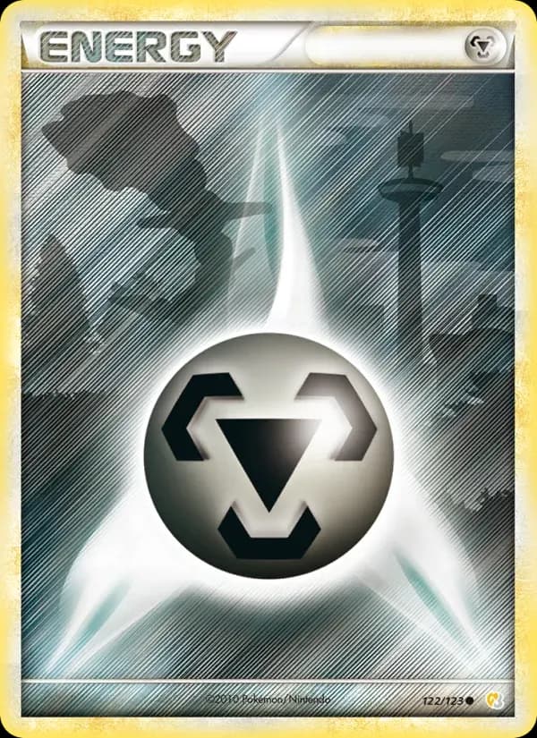 Énergie Métal — HeartGold SoulSilver 122 French Pokémon card