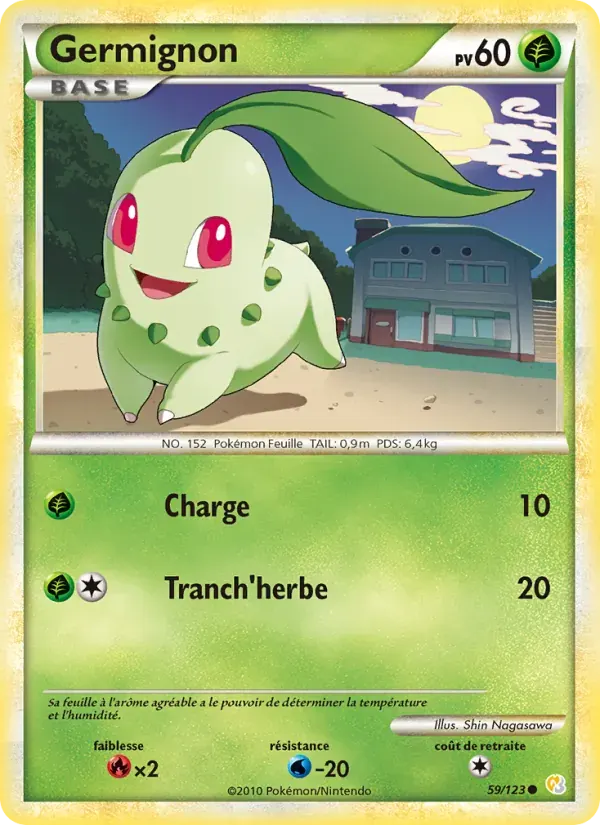 Germignon — HeartGold SoulSilver 59 French Pokémon card