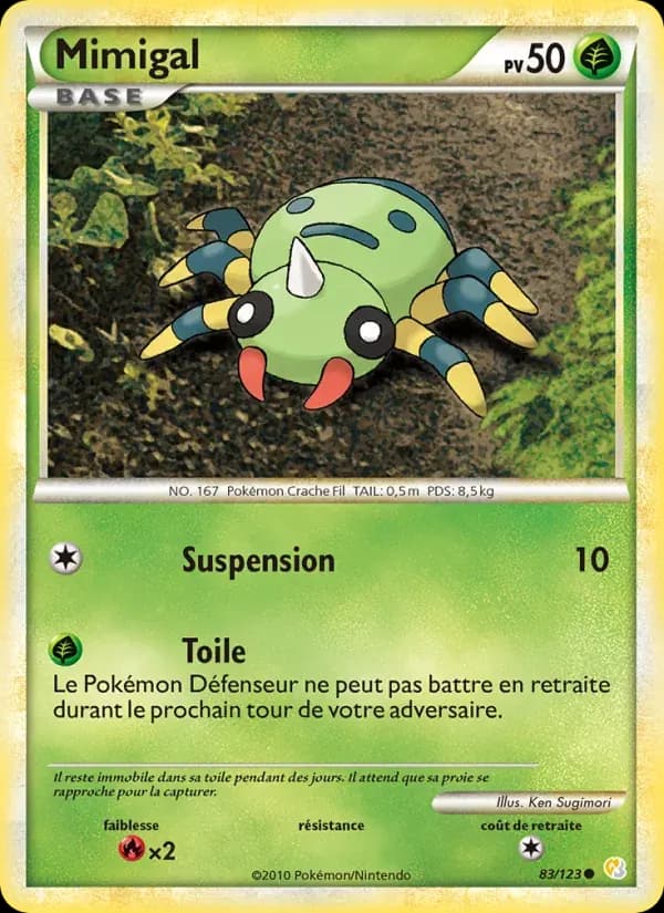 Mimigal — HeartGold SoulSilver 83 French Pokémon card