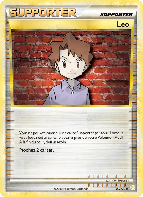 Léo — HeartGold SoulSilver 89 French Pokémon card