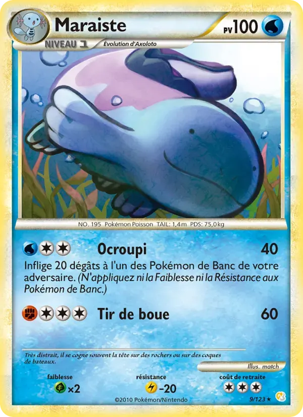 Maraiste — HeartGold SoulSilver 9 French Pokémon card